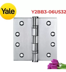 Bản Lề Lá Yale Y2BB3-06US32D Inox Mờ