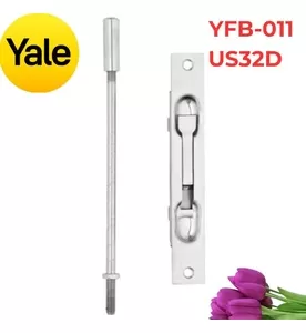 Chốt âm Yale YFB-011 US32D Cửa Sắt/Nhôm