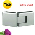 Bản Lề Cửa Kính Yale Y2114 US32 Nối Kính - Kính 135 độ