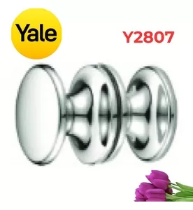 Tay Nắm Cửa Kính Yale Y2807 Đồng