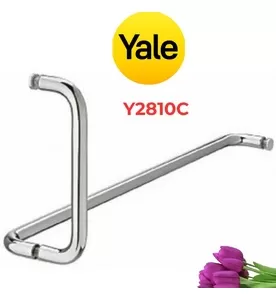 Tay Nắm Cửa Kính Yale Y2810C Kéo - Đẩy