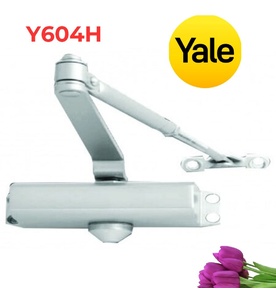 Tay Đẩy Hơi Nổi Yale Y604H Giữ Cửa 90 Độ