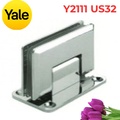 Bản Lề Cửa Kính Yale Y2111 US32 Nối Tường - Kính 90mm