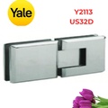 Bản Lề Cửa Kính Yale Y2113 US32D Nối Kính - Kính 180 độ