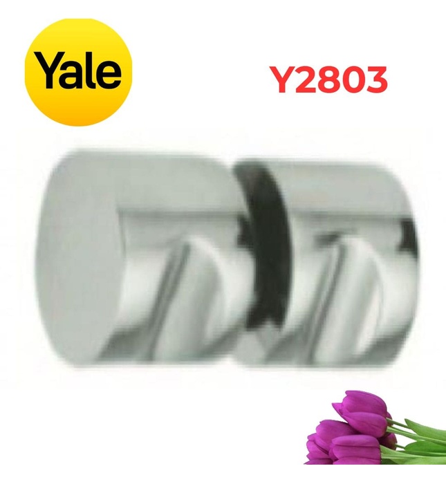 Tay Nắm Cửa Kính Yale Y2803 Đồng 