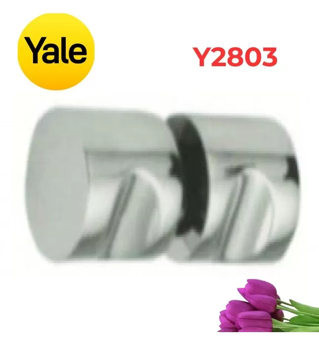 Tay Nắm Cửa Kính Yale Y2803 Đồng 