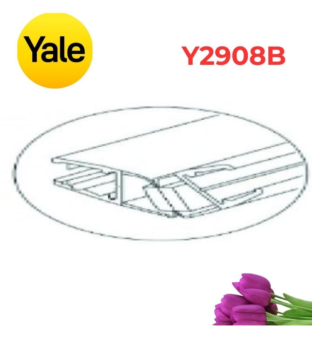 Đệm kính Yale Y2908B Kính - Kính 135 độ