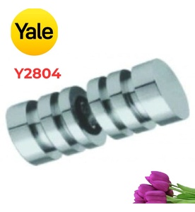 Tay Nắm Cửa Kính Yale Y2804 Đồng