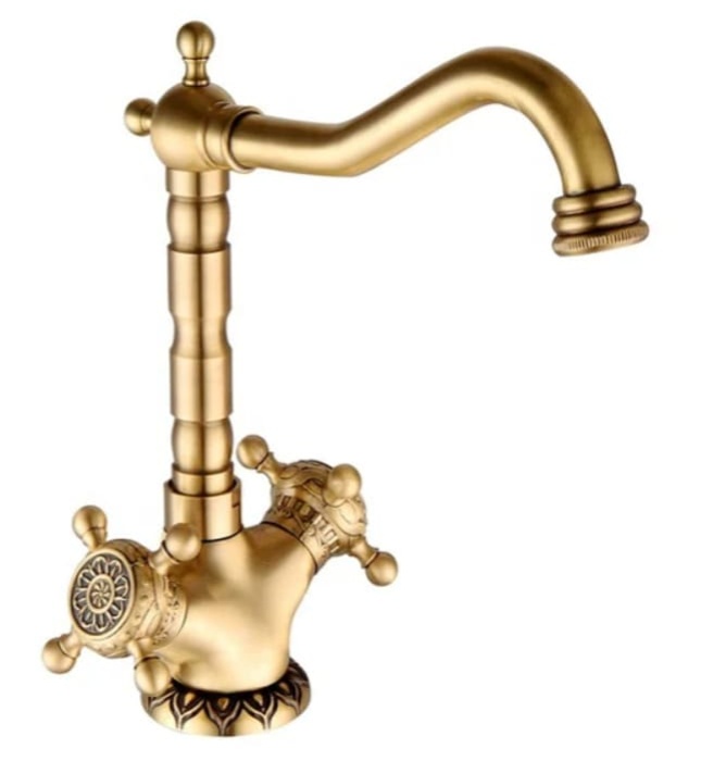 Vòi chậu đồng tân cổ điển Clean Max 96002