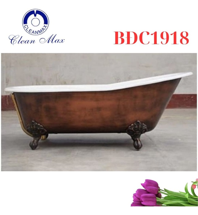 Bồn Tắm Mỹ Thuật 1.7m CleanMax BĐC1918
