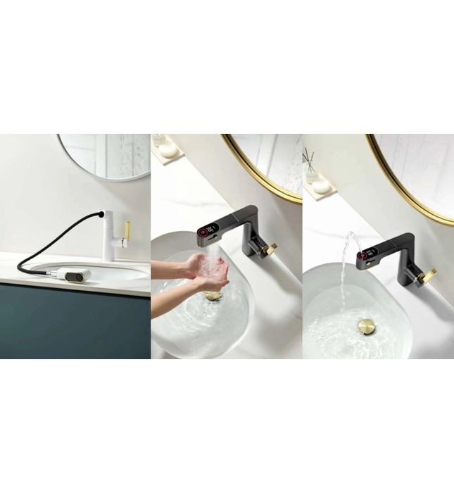 Vòi chậu rửa mặt đa năng Clean Max DN5023