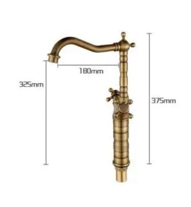 Vòi chậu đồng tân cổ điển Clean Max V9603