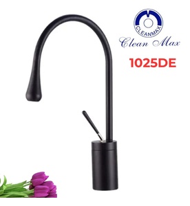 Vòi chậu cao để bàn màu đen Clean Max 1024DE