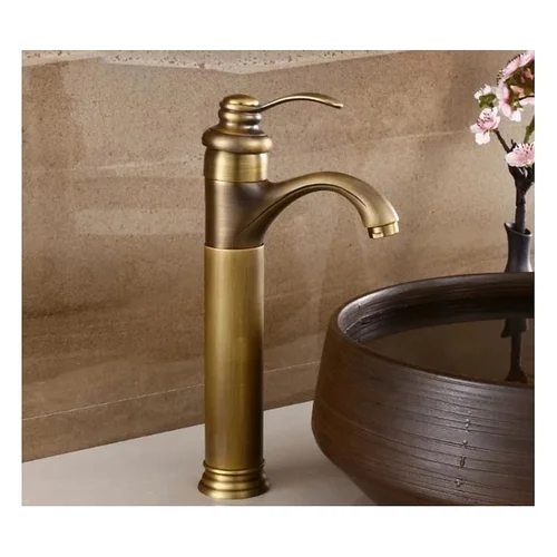 Vòi Lavabo Nóng Lạnh Thân Cao Màu Vàng CleanMax 5004F