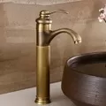Vòi Lavabo Nóng Lạnh Thân Cao Màu Vàng CleanMax 5004F