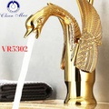 Vòi chậu thiên nga mạ vàng Clean Max VR5302