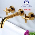 Vòi chậu rửa âm tường cổ điển Clean Max VAT01