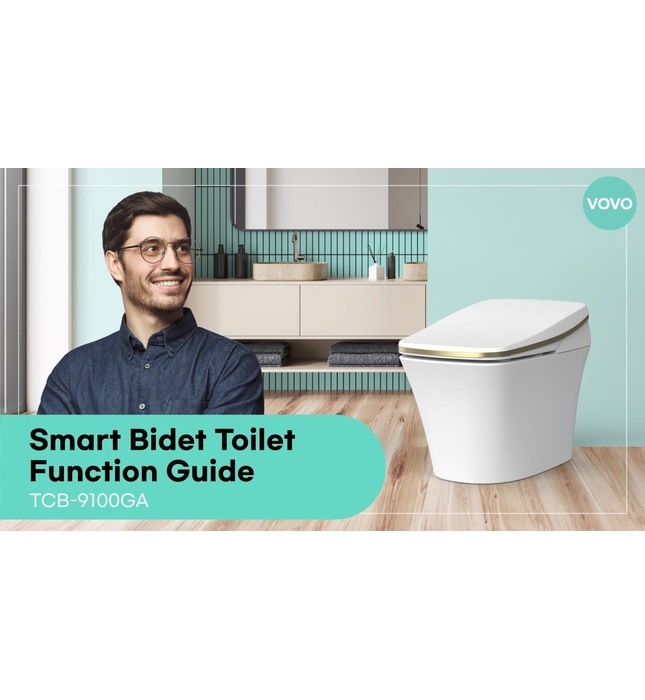 Bàn cầu thông minh Hàn Quốc Vovo TCB-9100GA