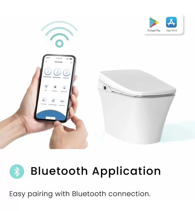 Bàn cầu thông minh Hàn Quốc Vovo TCB-9100W