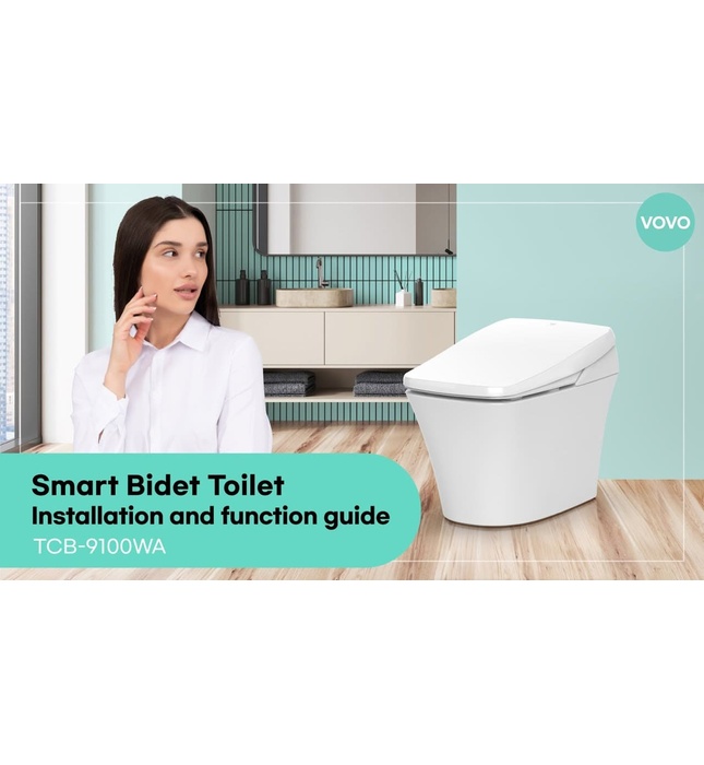 Bàn cầu thông minh Hàn Quốc Vovo TCB-9100WA