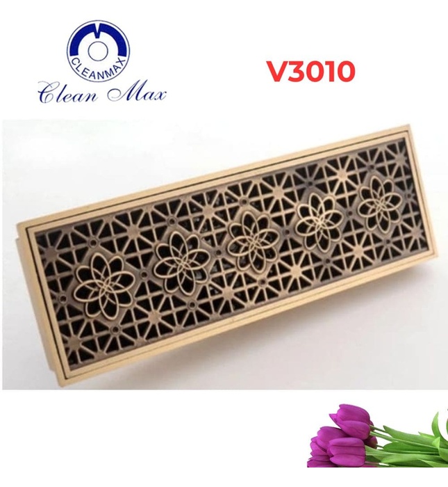 Ga thoát sàn hình chữ nhật Clean Max V3010