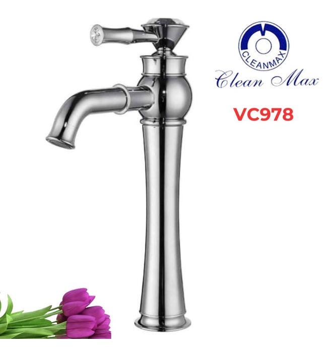 Vòi chậu rửa mặt tân cổ điển Clean Max VC978