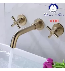 Vòi Lavabo Âm Tường Nóng Lạnh CleanMax VT111