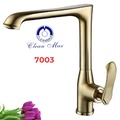 Vòi chậu rửa bát mạ vàng Clean Max 7003