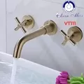 Vòi Lavabo Âm Tường Nóng Lạnh CleanMax VT111