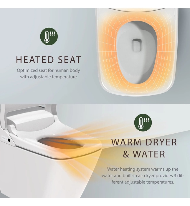 Bàn cầu thông minh Hàn Quốc Vovo TCB-090SA