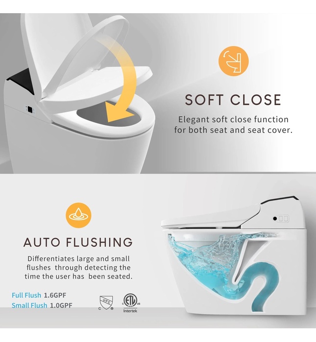 Bàn cầu thông minh Hàn Quốc Vovo TCB-8100BP