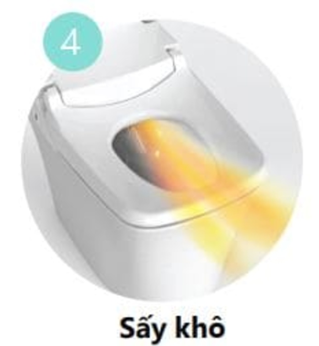 Bàn cầu thông minh Hàn Quốc Vovo RC 090W