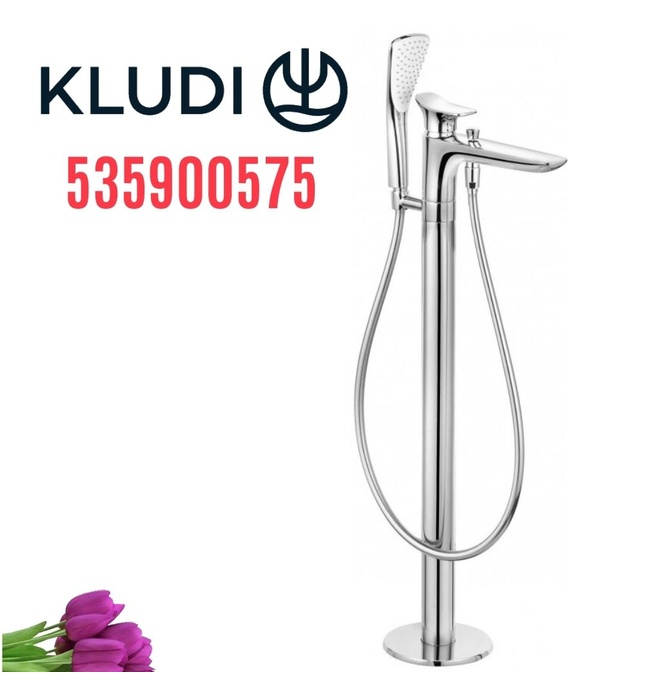 Sen cây bồn tắm đặt sàn Kludi 535900575