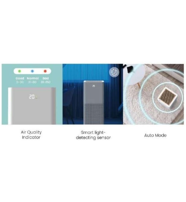 Máy lọc không khí Hàn Quốc Vovo M-001W màu trắng
