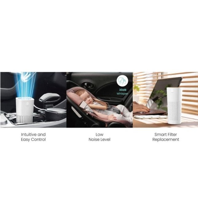 Máy lọc không khí Hàn Quốc Vovo M-002B màu đen