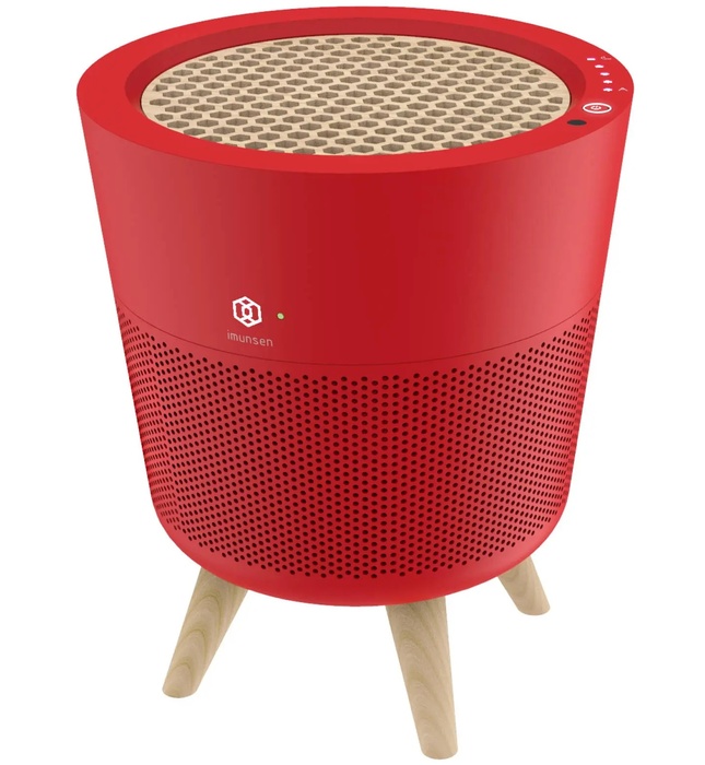 Máy lọc không khí Hàn Quốc Vovo M-002R màu đỏ