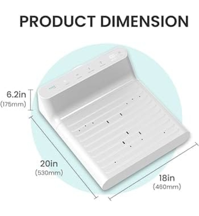 Máy sấy chân và cơ thể Hàn Quốc Vovo BD-7700W màu trắng