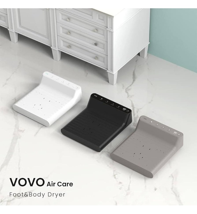 Máy sấy chân và cơ thể Hàn Quốc Vovo BD-7700B màu đen