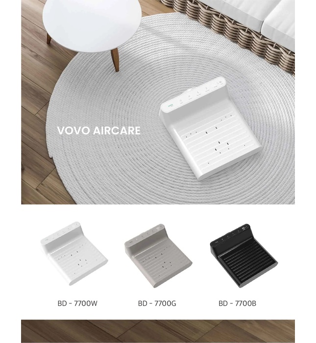 Máy sấy chân và cơ thể Hàn Quốc Vovo BD-7700W màu trắng