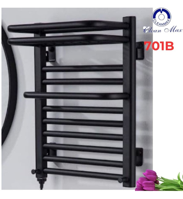 Giàn Sấy Khăn Tiệt Trùng Đa Năng Màu Đen CleanMax 701B 