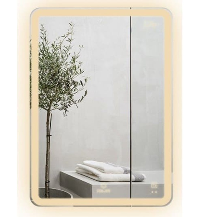 Gương Led Chữ Nhật Đứng 60x80cm GLS M35R56 Ánh Sáng Ngoài