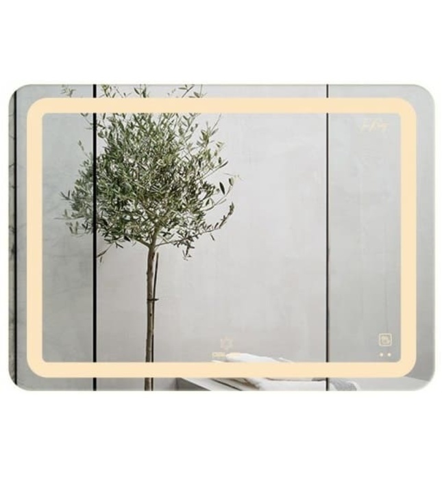 Gương Led Chữ Nhật Ngang 60x80cm GLS Q35R65 Ánh Sáng Trong