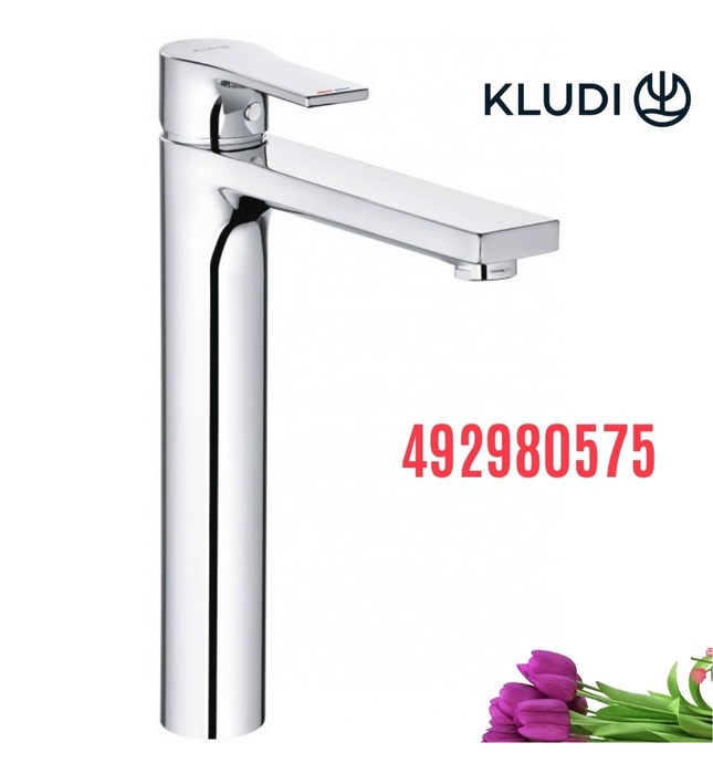 Vòi lavabo nóng lạnh 1 chân cao Kludi 482560565