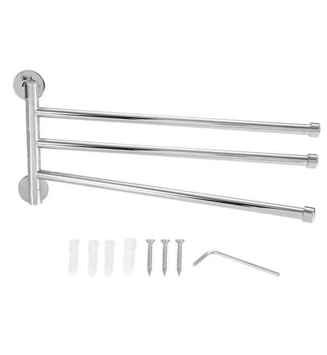 Thanh vắt khăn gấp gọn áp sát tường CleanMax G3CD 