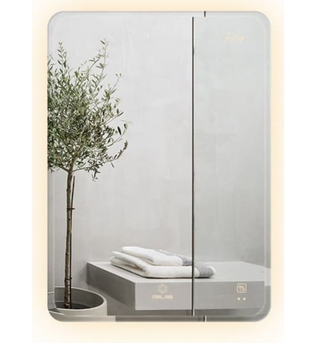 Gương Led Chữ Nhật Đứng 50x70cm GLS M35R31 Ánh Sáng Ngoài