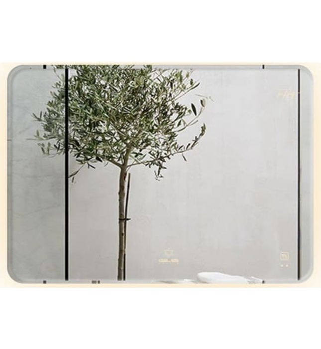 Gương Led Chữ Nhật Ngang 60x80cm GLS M35R61 Ánh Sáng Ngoài