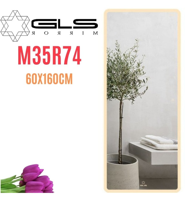 Gương Led Body Toàn Thân 60x160cm GLS M35R74 Ánh Sáng Ngoài