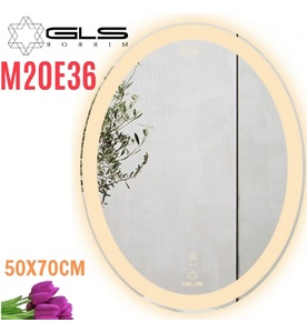 Gương Led Elip 50x70cm GLS M20E36 Ánh Sáng Ngoài