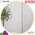 Gương Led Tròn D60cm GLS M20C80 Ánh Sáng Ngoài