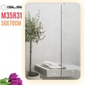 Gương Led Chữ Nhật Đứng 50x70cm GLS M35R31 Ánh Sáng Ngoài